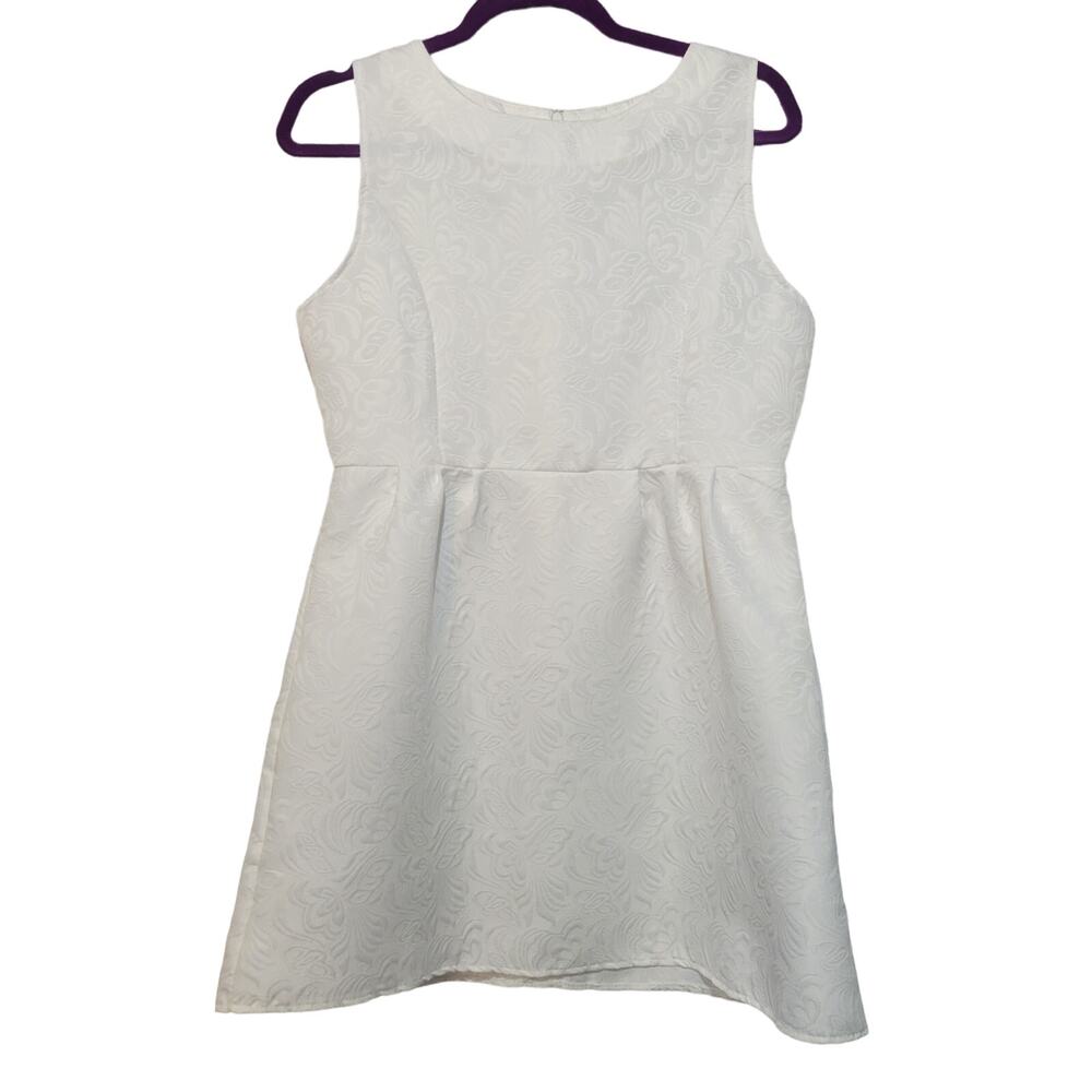 Princess Classic Fashion White Formal Dress‎ Juniors  Size Large